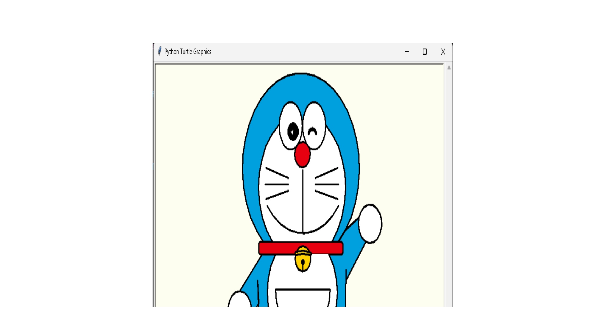 Menggambar Doraemon dengan Python